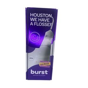 Burst NEW Cordless Water Flosser White Never Used New in Box